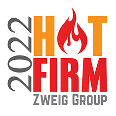 Zweig Group's 2022 Hot Firm logo