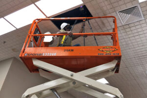 above ceiling laser scanning