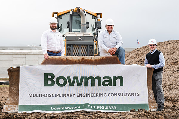 Bowman attends Port Crossing Ground Breaking