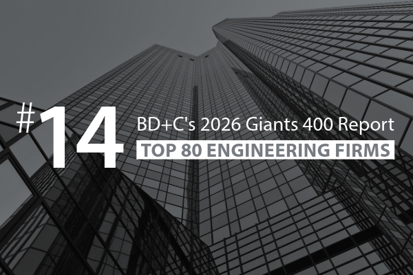Bowman ranks #14 on BD+C Top Engineering Firms 2026 400 Giants List